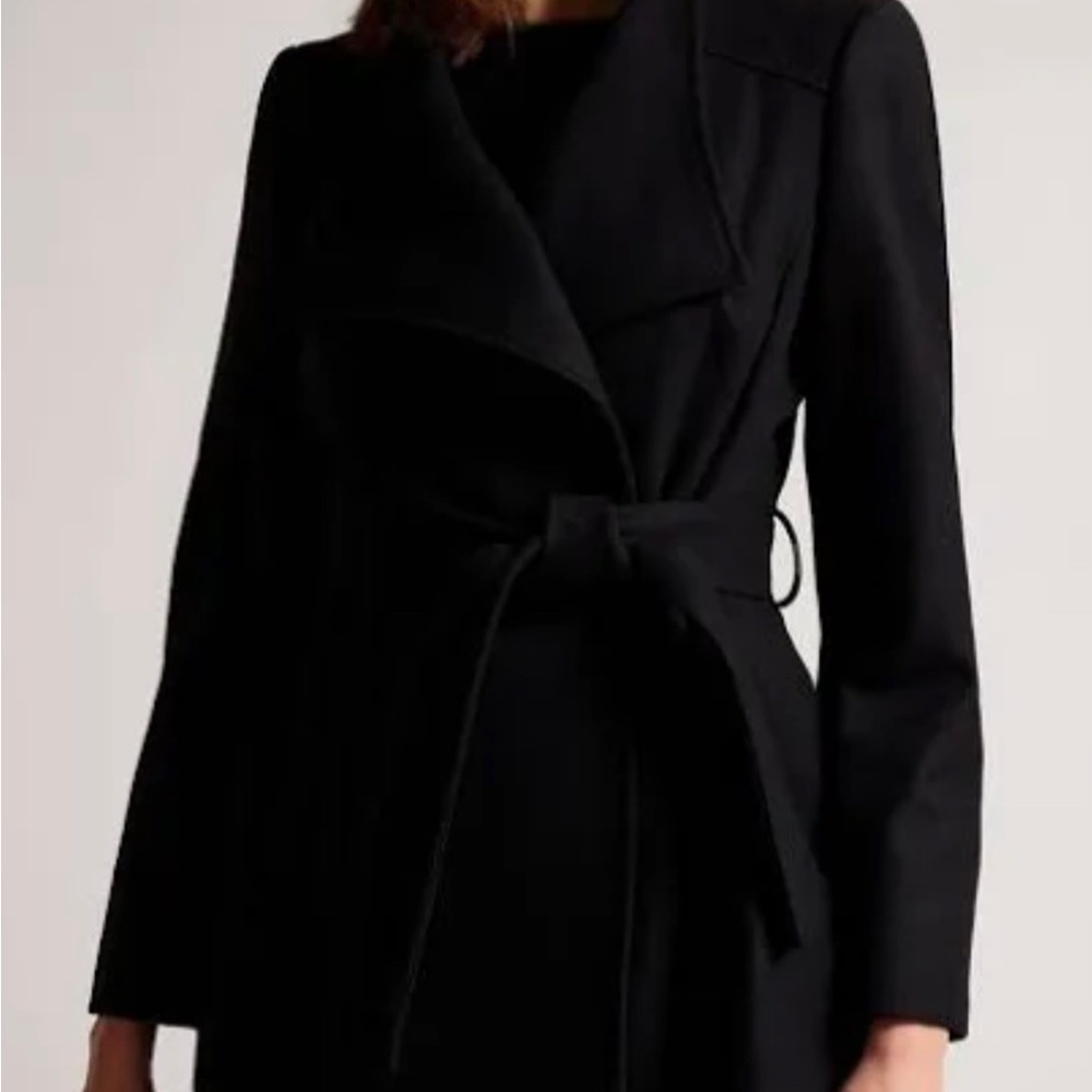 Ted Baker black short pea coat